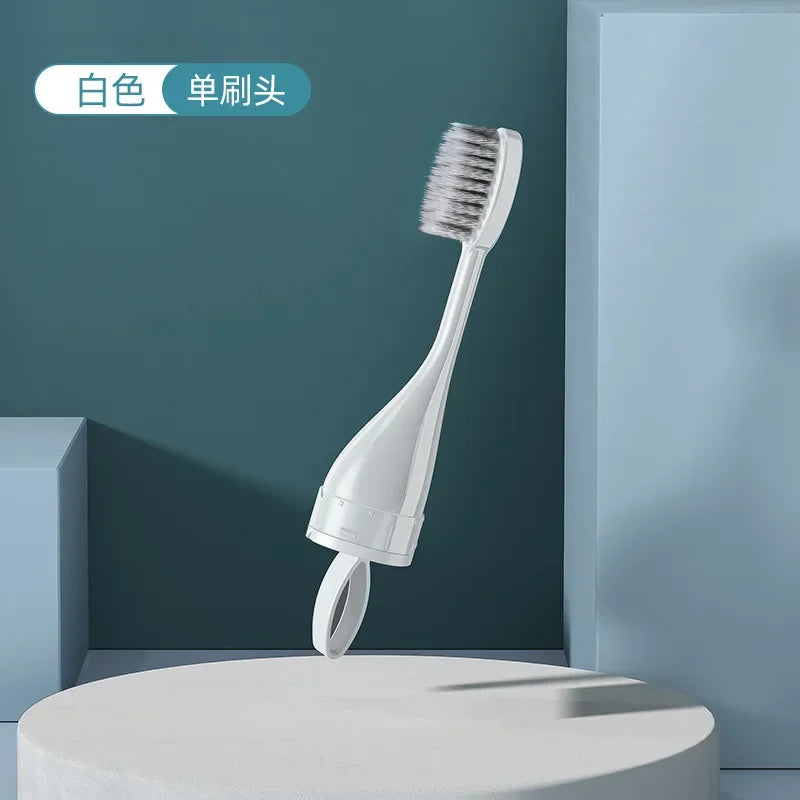 Portable Folding Toothbrush Fold Travel Camping Hiking Outdoor Easy to Take Plastic Foldable Teethbrush Toothpaste Storage Kit